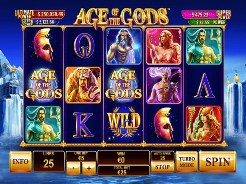 Age Of The Gods - Slot Thần Thoại Hy Lạp Cổ Đại Xưa 2 Nhiều cơ hội chiến thắng cho bet thủ trong Age of the Gods