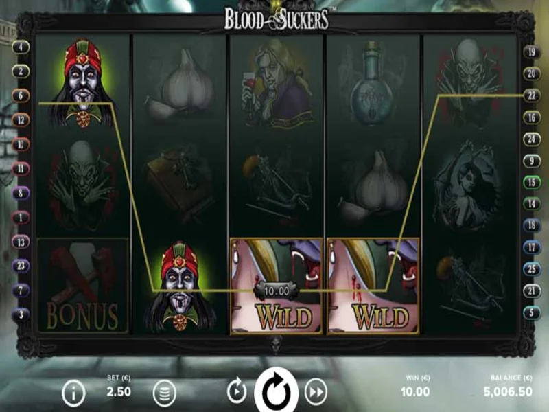 Blood Suckers - Slot Chinh Phục Bão Tố Ma Quỷ Cực Cuốn 3 Tỷ lệ trả thưởng cao ngút của slot Blood Suckers