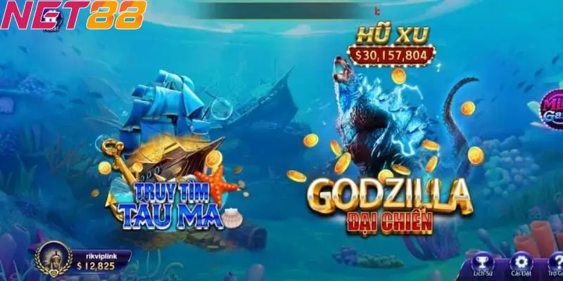 Khám phá sảnh game Bắn Cá Đại Chiến Thái Bình Dương NET88 3 Tuyệt chiêu săn thưởng trong Bắn Cá Đại Chiến Thái Bình Dương NET88