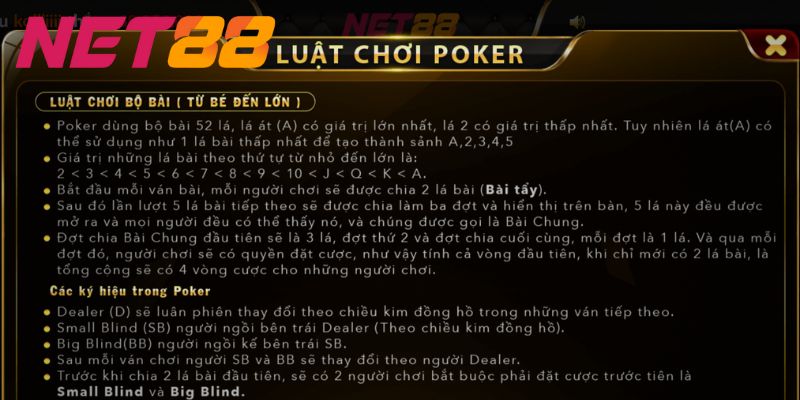 poker trực tuyến Hướng dẫn cách chơi Poker trực tuyến cực chuẩn chỉnh
