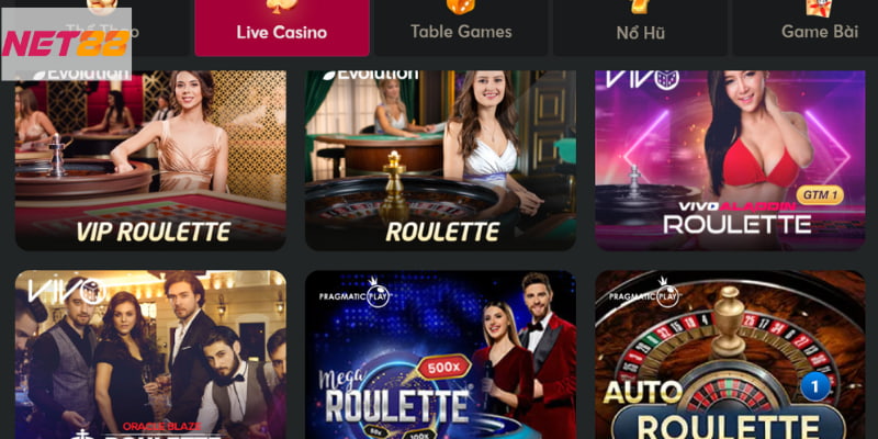 Roulette trực tuyến Luật chơi của roulette trực tuyến Net88